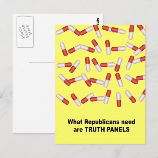 Wat Republikeinen nodig hebben zijn waarheidsborde Briefkaart (Voorkant / Achterkant)