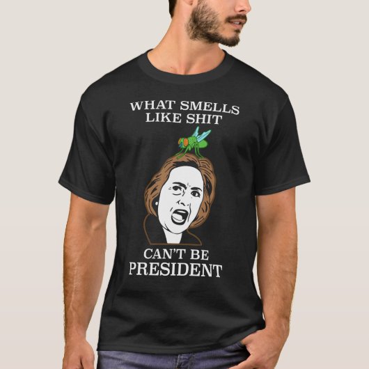 Wat ruikt naar haar kan geen president T-Shirt zij (Voorkant)