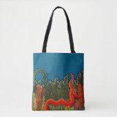 Wat schuilt er onder water tote bag (Voorkant)