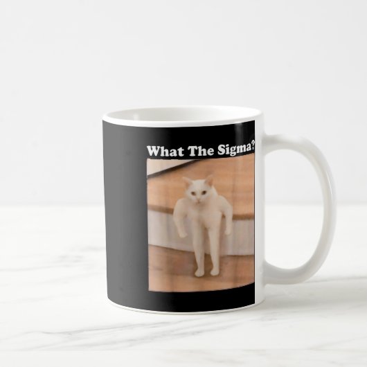 Wat Sigma Meme Cat Meme Internet Memes Funny Meme Koffiemok (Rechts)