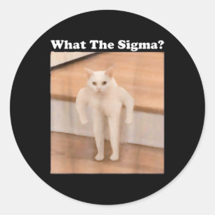 Wat Sigma Meme Cat Meme Internet Memes Funny Meme Ronde Sticker