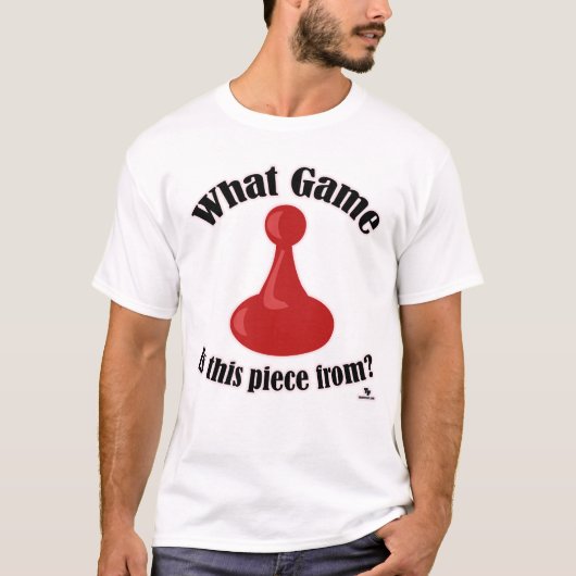 Wat spel is dit stuk van leuke slogan t-shirt (Voorkant)