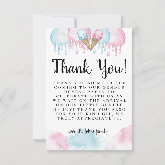 Wat staat er op het scoopgeslacht? Bedankt voor je (Voorkant)