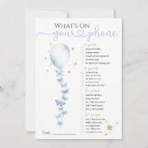 Wat staat er op je Baby shower Ballon?