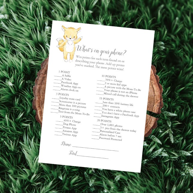 Wat staat er op je Baby Sprinkle Game Kaart? (Creator heeft geüpload)