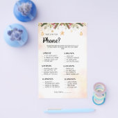 Wat staat er op je Kaart van het telefoonweduwensp (Enkel)