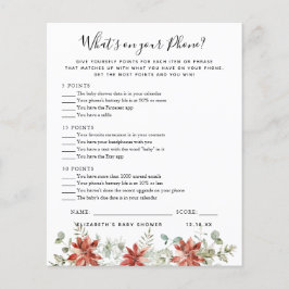 Wat staat er op je telefoon? | BABY SHOWER