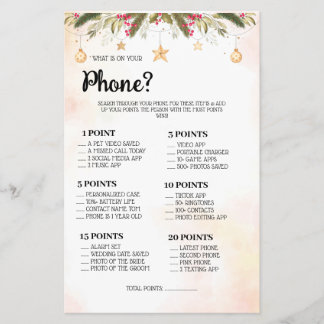 Wat staat er op je telefoon Huwelijksfeest Spelkaa Flyer