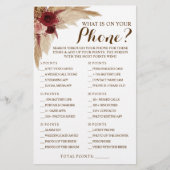 Wat staat er op je telefoon Pampas Bruidsfeest spe Flyer (Voorkant)