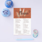 Wat staat er op je telefoon? Pampas Shower Game Ka Flyer (Enkel)