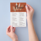 Wat staat er op je telefoon? Pampas Shower Game Ka Flyer (Hand)