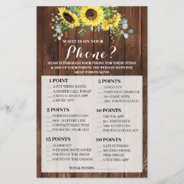 Wat staat er op je telefoon Zonnebloemen Douche Sp Flyer