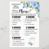 Wat staat er op je telefooncel Bilingual Game-kaar Flyer (Voorkant)