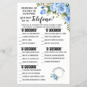 Wat staat er op je telefooncel Bilingual Game-kaar Flyer (Achterkant)