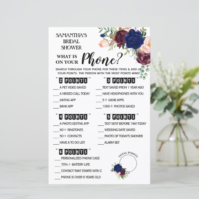 Wat staat er op je telefoondouche in de Engelse sp (Staand voorkant)