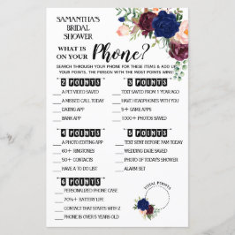 Wat staat er op je telefoondouche in de Engelse sp