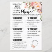 Wat staat er op je telefoondouche in de Engelse sp (Voorkant)