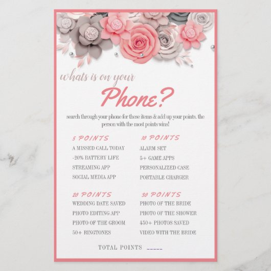 Wat staat er op jouw telefoon? Spelkaart Flyer (Voorkant)