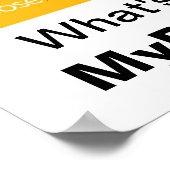 Wat staat er op MyPlate? Poster - Sinaasappel op w (Hoek)