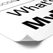 Wat staat er op MyPlate? Poster - wit (Hoek)