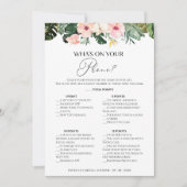 Wat staat er op uw telefoon Tropical vrijgezellenf Kaart (Voorkant)