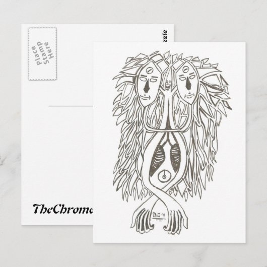 WAT STAAT VANDAAG IN DE POST (TWAALF) BRIEFKAART (Voorkant / Achterkant)