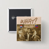 Wat? Stem op Harris/Walz Button (Voorkant /achterkant)