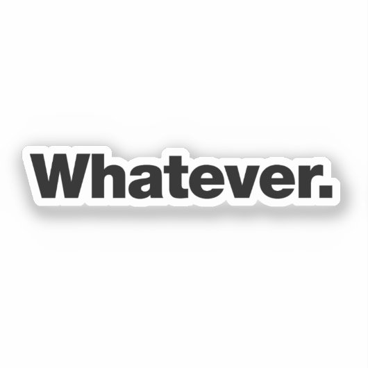 Wat Sticker (Voorkant)