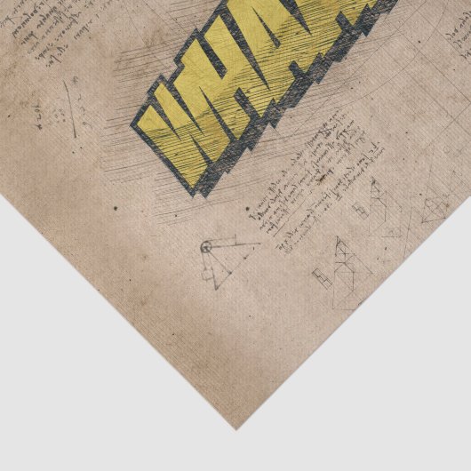 WAT?! stripboek Steampunk Pop Tissuepapier (Detail)