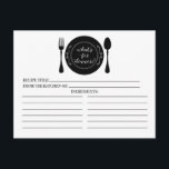Wat te doen in de buurt van Dinner Vrijgezellenfee Briefkaart<br><div class="desc">Hedendaagse Vrijgezellenfeest Keuken Recept Kaarten met een stijlvolle zwarte schotel met een vork & lepel op een frisse witte achtergrond. De voorkant van onze receptenkaart biedt ruimte voor een receptentitel, uit de keuken van ingrediënten en ruimte. Flip onze receptenkaart over naar uitzicht richtingen, voorbereidingstijd en totale tijd. Bezoek onze winkel...</div>