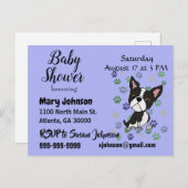 Wat te doen in de buurt van Funny Boston Terrier a Uitnodiging Briefkaart (Voorkant / Achterkant)