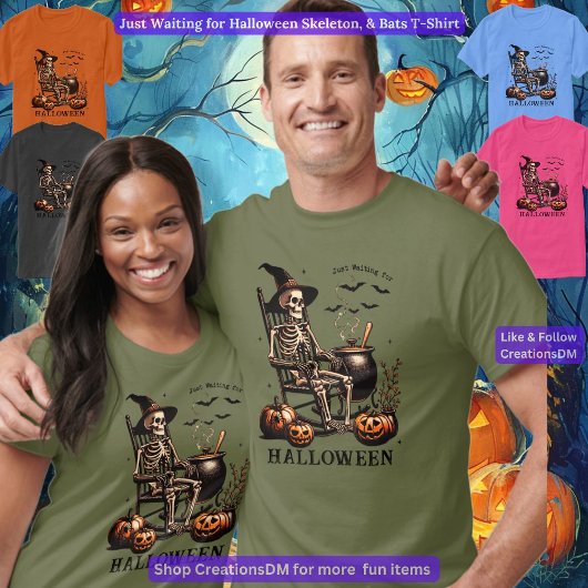 Wat te doen in de buurt van Halloween Skeleton & B T-shirt