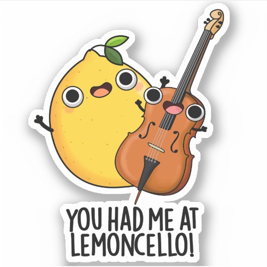 Wat te doen in de buurt van Lemon-Cello Funny Drin Sticker (Voorkant)
