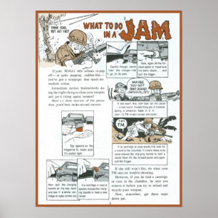 Wat te doen in een jam poster