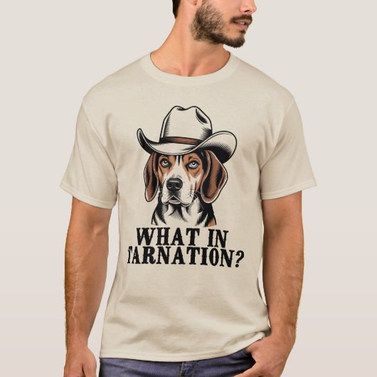 Wat te doen in Tarnation? Funny Beagle Hondenliefh T-shirt (Voorkant)