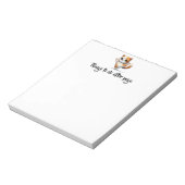 Wat te doen na Yoga Schattige Cat Notitieblok (Linkerzijde)