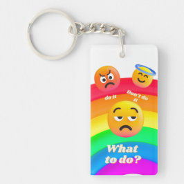 wat te doen ? sleutelhanger