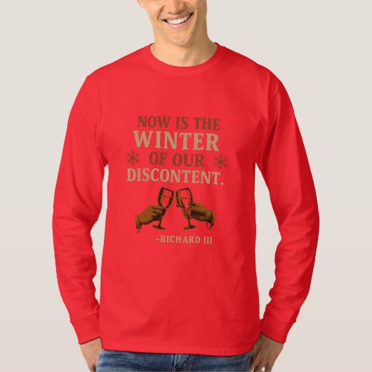 Wat te dragen in plaats van een kersttrui t-shirt (Voorkant)