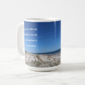 "Wat telt is dat je hier bent" Koffiemok (Voorkant links)