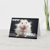 WAT U BENT **60** ZEGT COOL HAMSTER KAART (Voorkant)