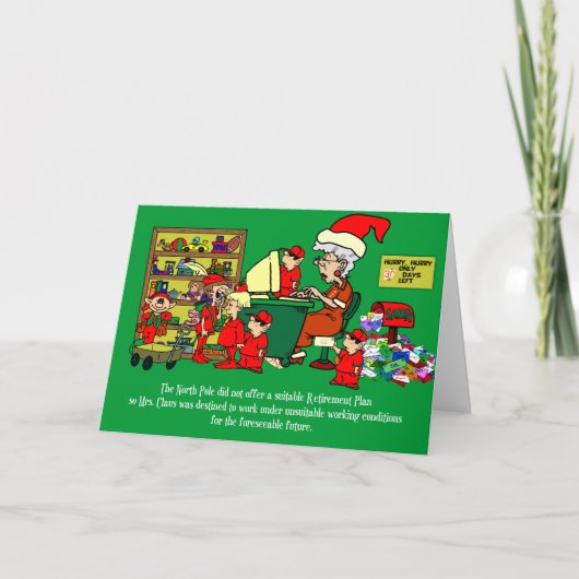 Wat?! U dacht het elf was? Feestdagen Kaart (Voorkant)