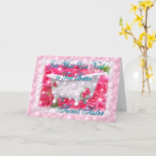 Wat u Geheim nodig hebt zuster-pas aan Kaart (Gele Bloem)