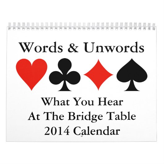 Wat u hoort bij de Kalender van de Brug Lijst 2014 (Hoes)