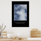 Wat u kunt bedenken, kunt u bereiken poster (Keuken)