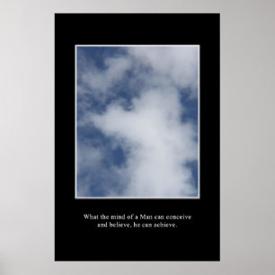 Wat u kunt bedenken, kunt u bereiken poster