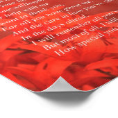 Wat u mij hebt gegeven poster (Hoek)