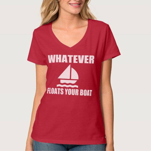 WAT U MOET DOEN MET UW BOAT T-SHIRT (Voorkant)