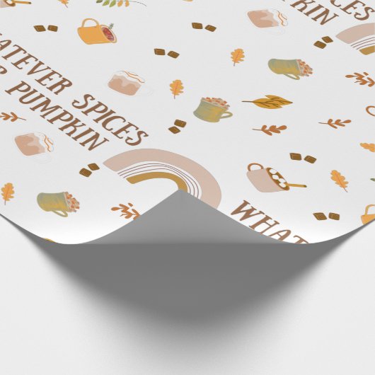 Wat u ook voor uw pompoenpakpapier gebruikt cadeaupapier (Hoek)