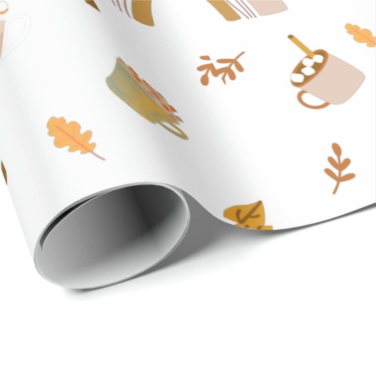 Wat u ook voor uw pompoenpakpapier gebruikt cadeaupapier (Rol Hoek)