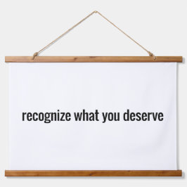 Wat u verdient is een wandtapijt met hout hangend wandkleed